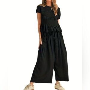 Black 2 pc Women's set